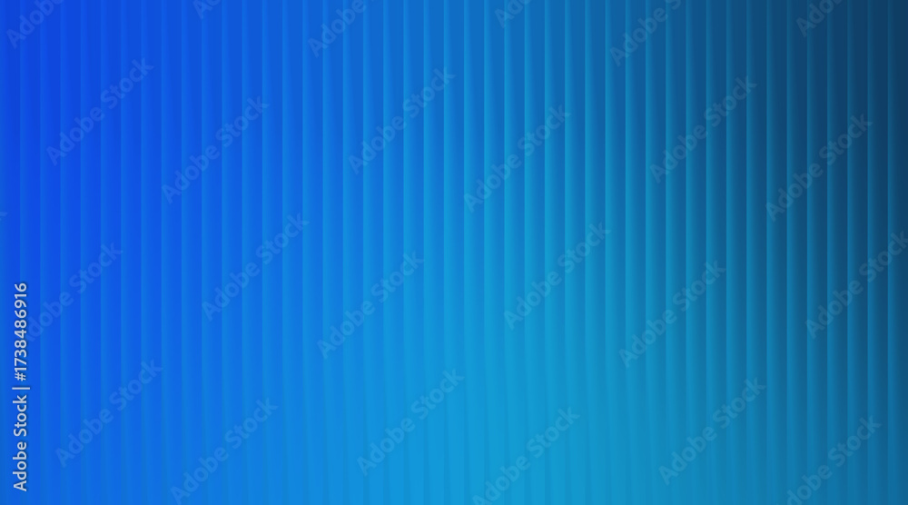 Obraz premium Vibrant blue gradient with vertical lines and bokeh effect
