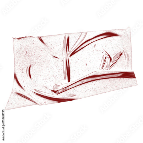 Burgundy cloth draped artistically, textured surface for backgrounds or design elements, abstract