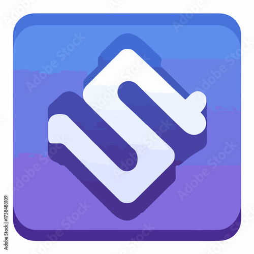 Duotone Pull Request Pictogram Icon Design