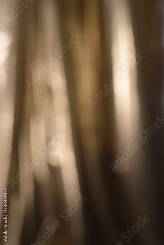 A dreamy view of streaks of light