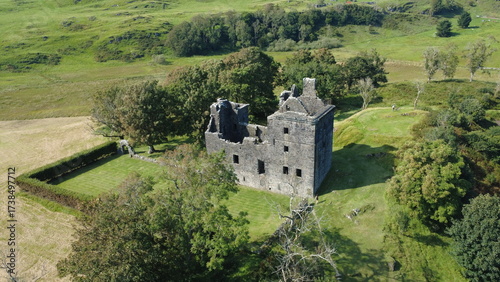 Carnasserie Castle, a ruin of a 16th-century Scottish tower house, is located near Kilmartin in Argyll and Bute, Scotland, UK