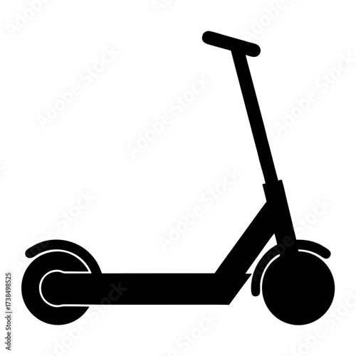 Vector art of electric scooter, a modern and ecofriendly transportation for urban commuting and recreational riding
