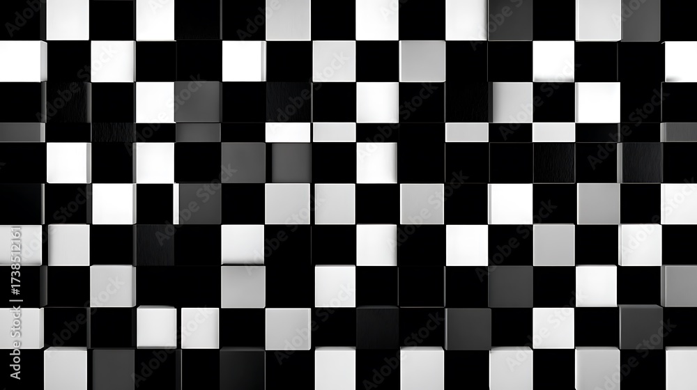 Fototapeta premium abstract background with chessboard motif