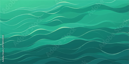 Seamless blue wave pattern background