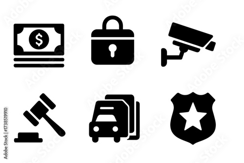 Seized Valuables Icons.