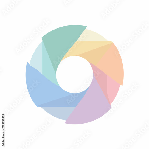 Minimalistic Pastel Refresh Icon Design