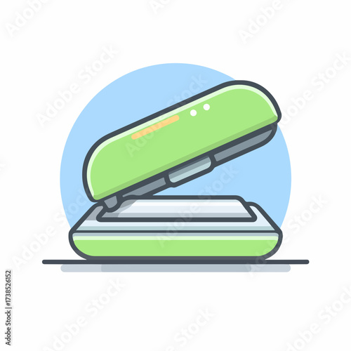 Modern Scanner Icon in Duotone Palette