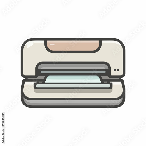 Sleek Scanner Icon in Clean Design