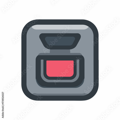 Sleek Scanner Icon in Minimalist Style