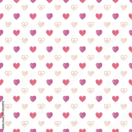 seamless pattern with heart 