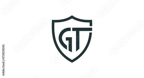 GT letter shield logo design a timeless and modern logo solution perfect for diverse industries