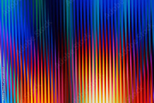 Φωτογραφία Vibrant Abstract Vertical Lines Displaying a Spectrum of Colors from Cool Blues