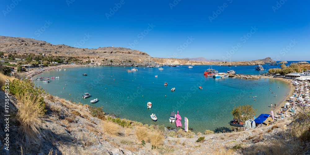 Obraz premium Lindos Beach