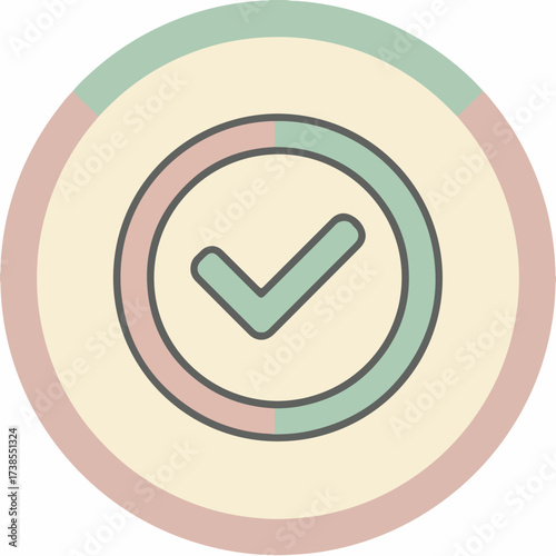 Monoline Pastel Skip Previous Icon Design
