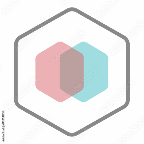 Minimal Skip Backward Geometric Icon Design