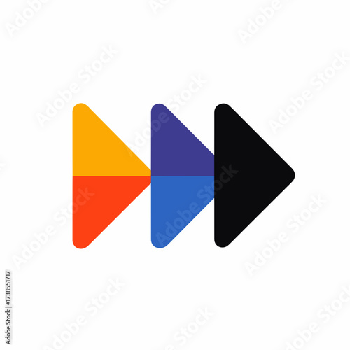Media Player Skip Next Icon Design
