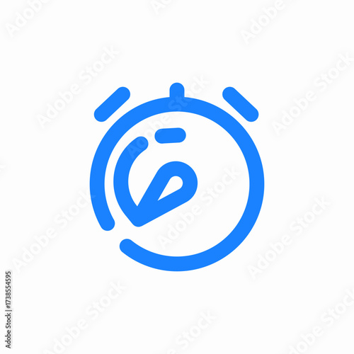 alarm or time reminder icon sign vector
