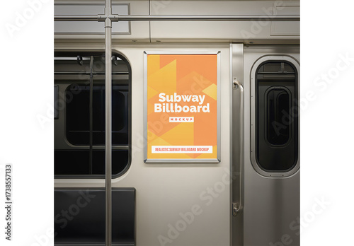 Subway Billboard Mockup 174