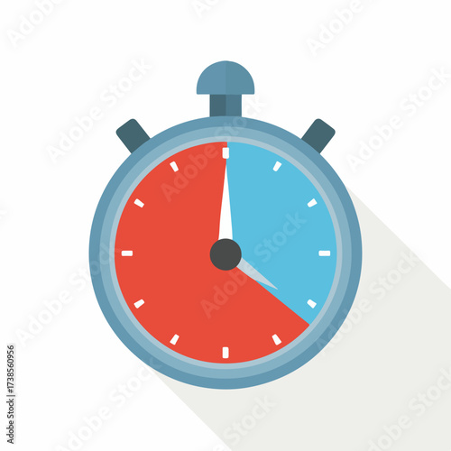 Minimalist Stopwatch Icon Design