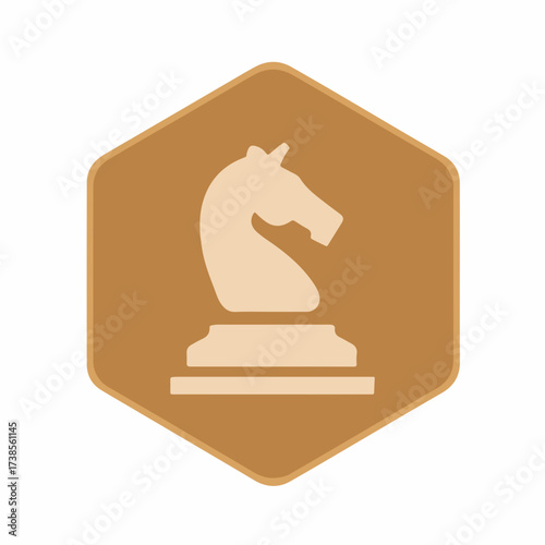 Chess Knight Strategy Glyph Icon