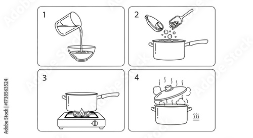 Simple Step-by-Step Instructions for Preparing a Hot Beverage and Serving it Warm