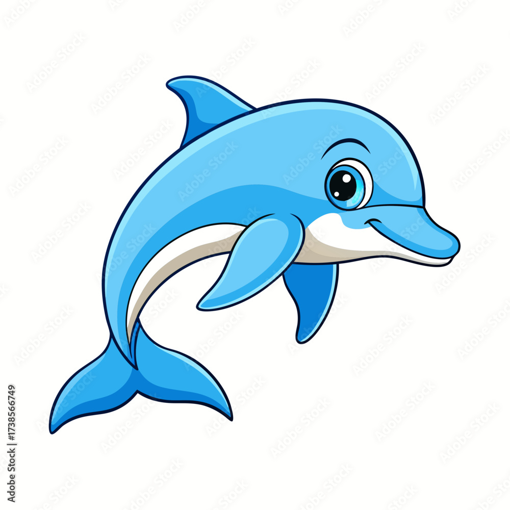 Obraz premium dolphin vector illustration