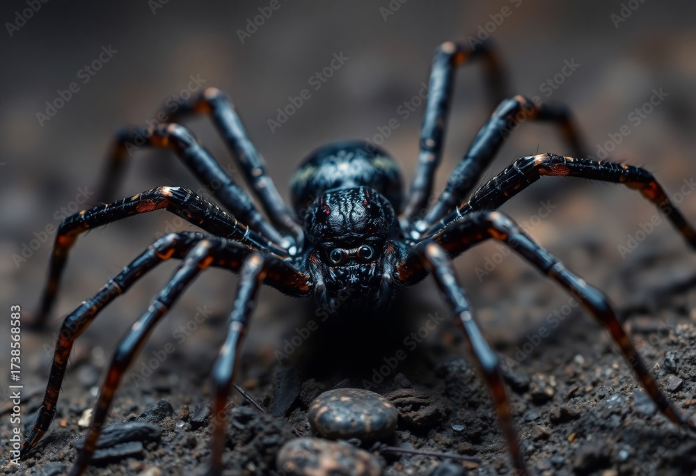 Fototapeta premium Black Widow Spider