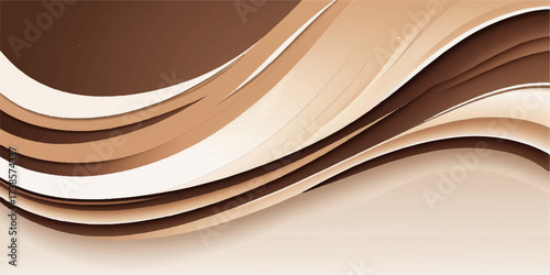 Abstract chocolate swirl background for a magazine or book cover design to convey warmth and knowledge
