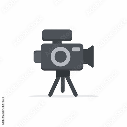 Sleek Video Camera UI Icon Design