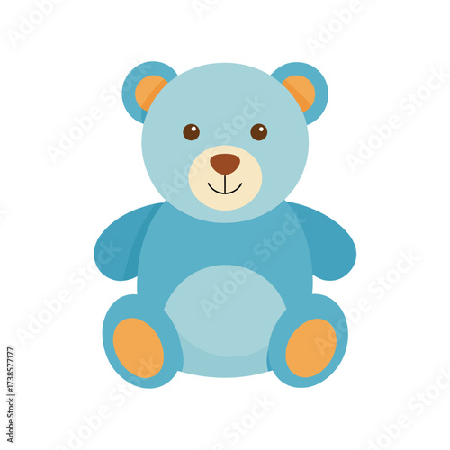 Soft Plush Teddy Bear Baby Toy Illustration
