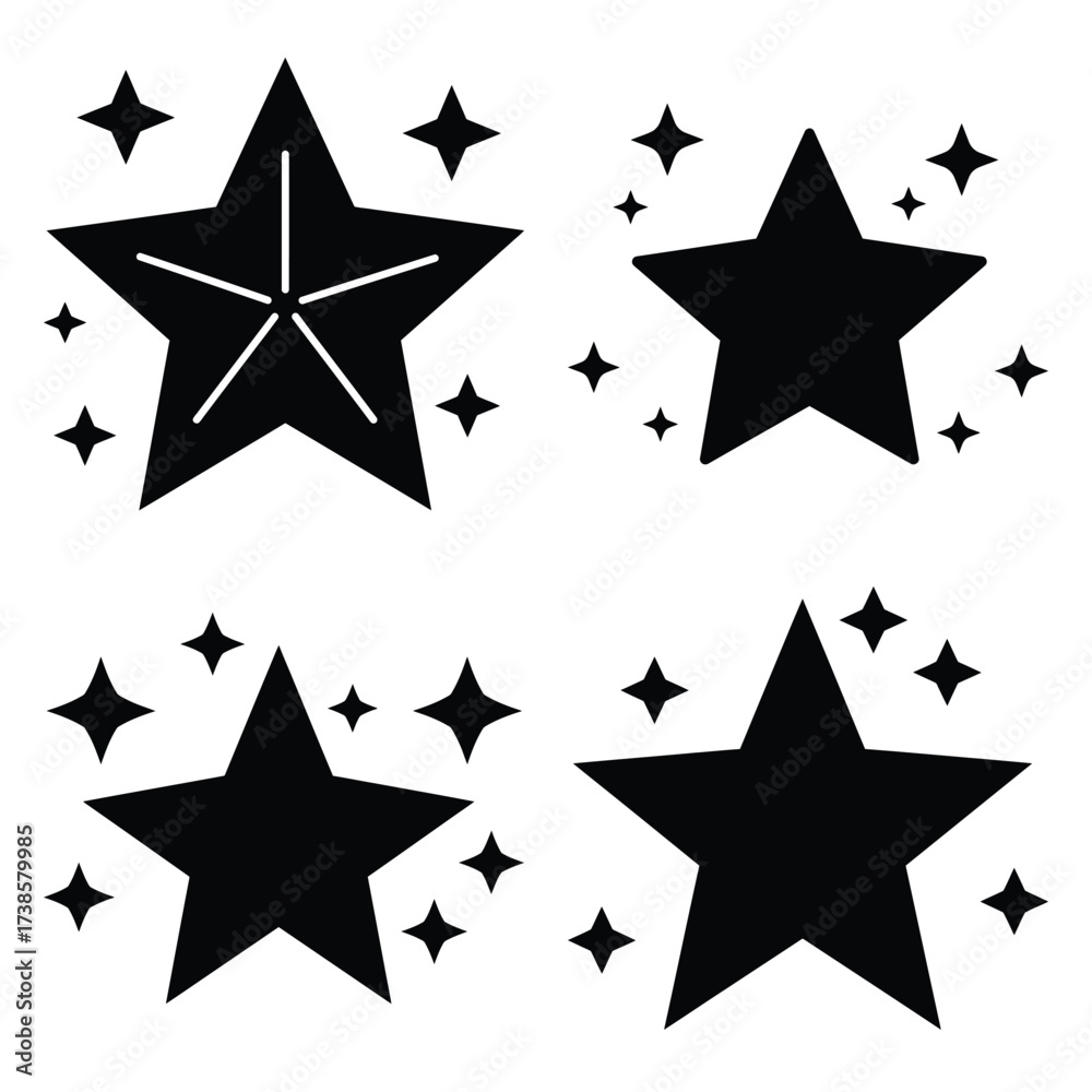Fototapeta premium starburst Icon set Vector Art, Icons and Graphics