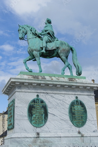 Reiterstatue von Frederik V. in Kopenhagen, Dänemark