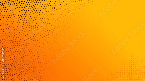 Abstract orange background with halftone dots, vibrant and modern, ideal for graphic design or digital art