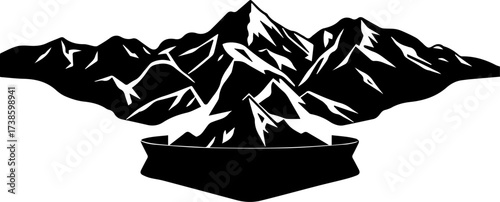 Mountain Sticker/Badge Design