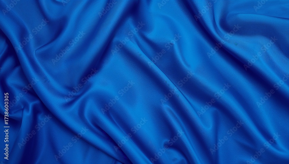 Obraz premium Blue Fabric Studio Background for Branding Photography