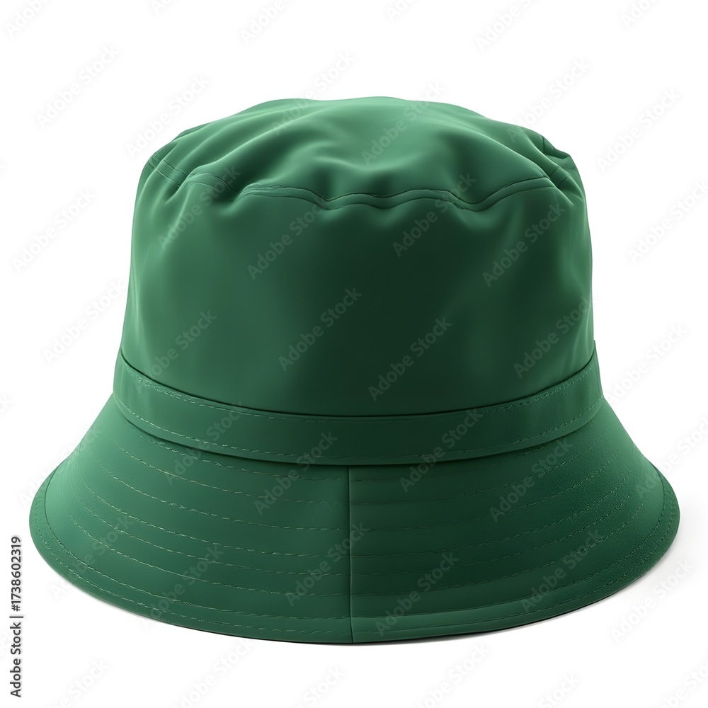 Fototapeta premium green cap isolated on white