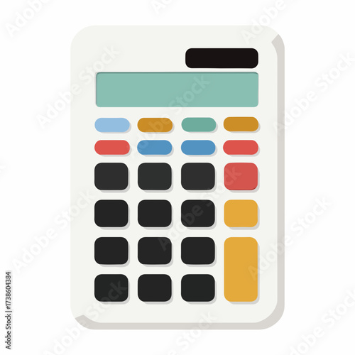 Professional Calculator Icon in Bold Design