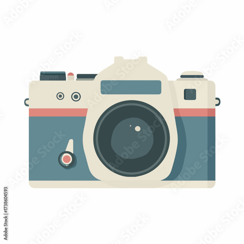 Camera Flat Vector Design Element