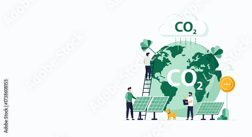 Global Efforts To Reduce Carbon Dioxide Emissions Through Renewable Energy Sources And Conservation Practices