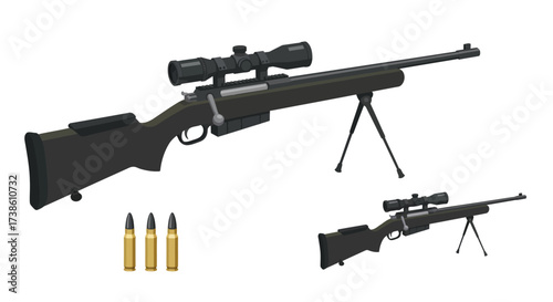 Isometric wireless earbuds and charging case: stylish tech gadgets