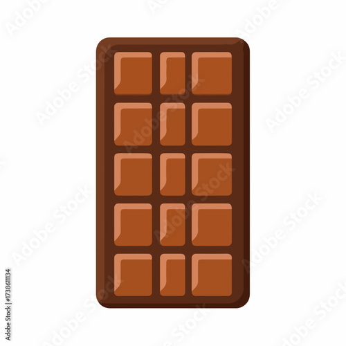 Classic Chocolate Bar Vector Icon