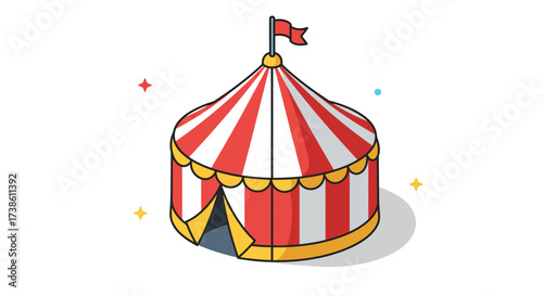 Dynamic leaping deer silhouette with majestic antlers