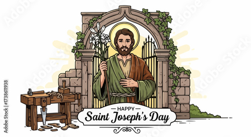 Celebrate Saint Josephs Day with Faith and Hope Honoring His Role as a Devoted Father and Skilled Craftsman