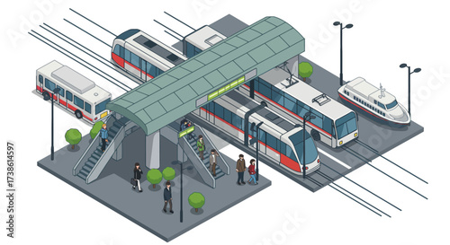 Minimalist green beanie hat icon on white background