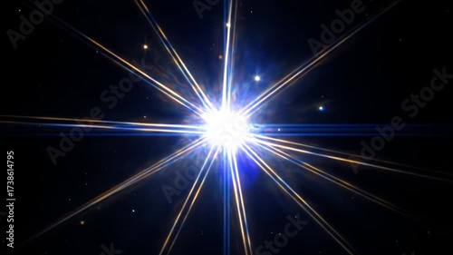 Bright starburst effect