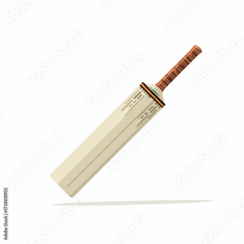 Cricket Bat Vector Icon for Sports