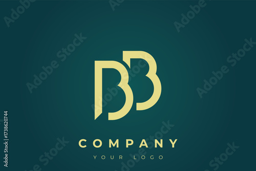 BB Modern Golden Logo