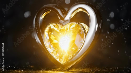 The Ornate Key Unlocking the Crystal Heart-Lock