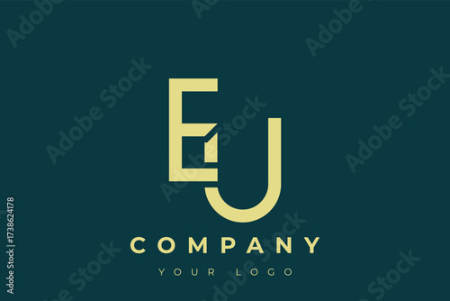 EU Modern Golden Logo