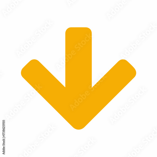 Minimalistic Download Arrow Icon Design